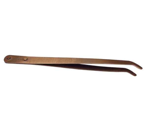 Pinza curva de cobre