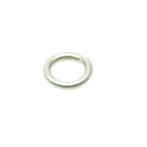 Asa Oro Blanco abierta rodiada 4mm