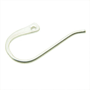 Gancho plano largo Plata Ref.6019