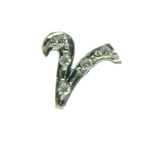 Letras Oro blanco con ztas