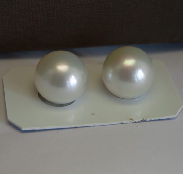 Perlas redondas 1/2 taladro cultivo Australia - Imagen 2