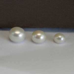 Perlas botón 1/2 taladro cultivo chino