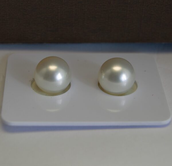 Perlas redondas 1/2 taladro cultivo Australia